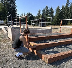 Measuring mounting block